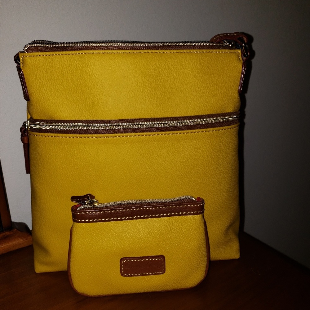 Dooney and Bourke crossbody and wristlet